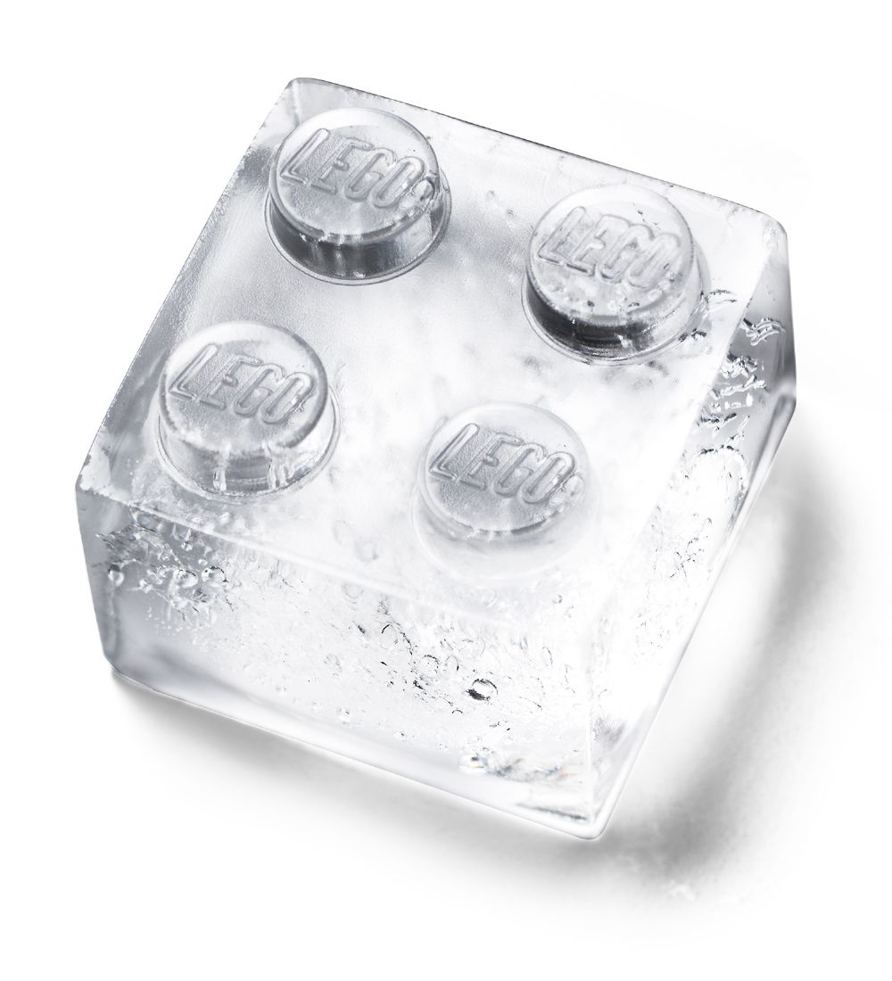 LEGO® Storage Ice Cube Tray - 17x12 cm - Pink