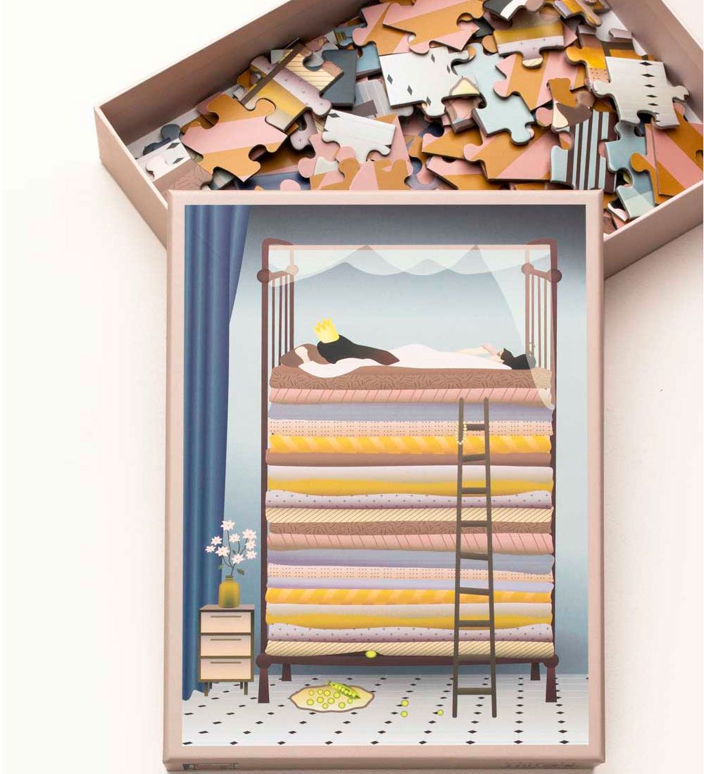 Vissevasse Puzzle - 100 Pieces - The Princess And The Pea