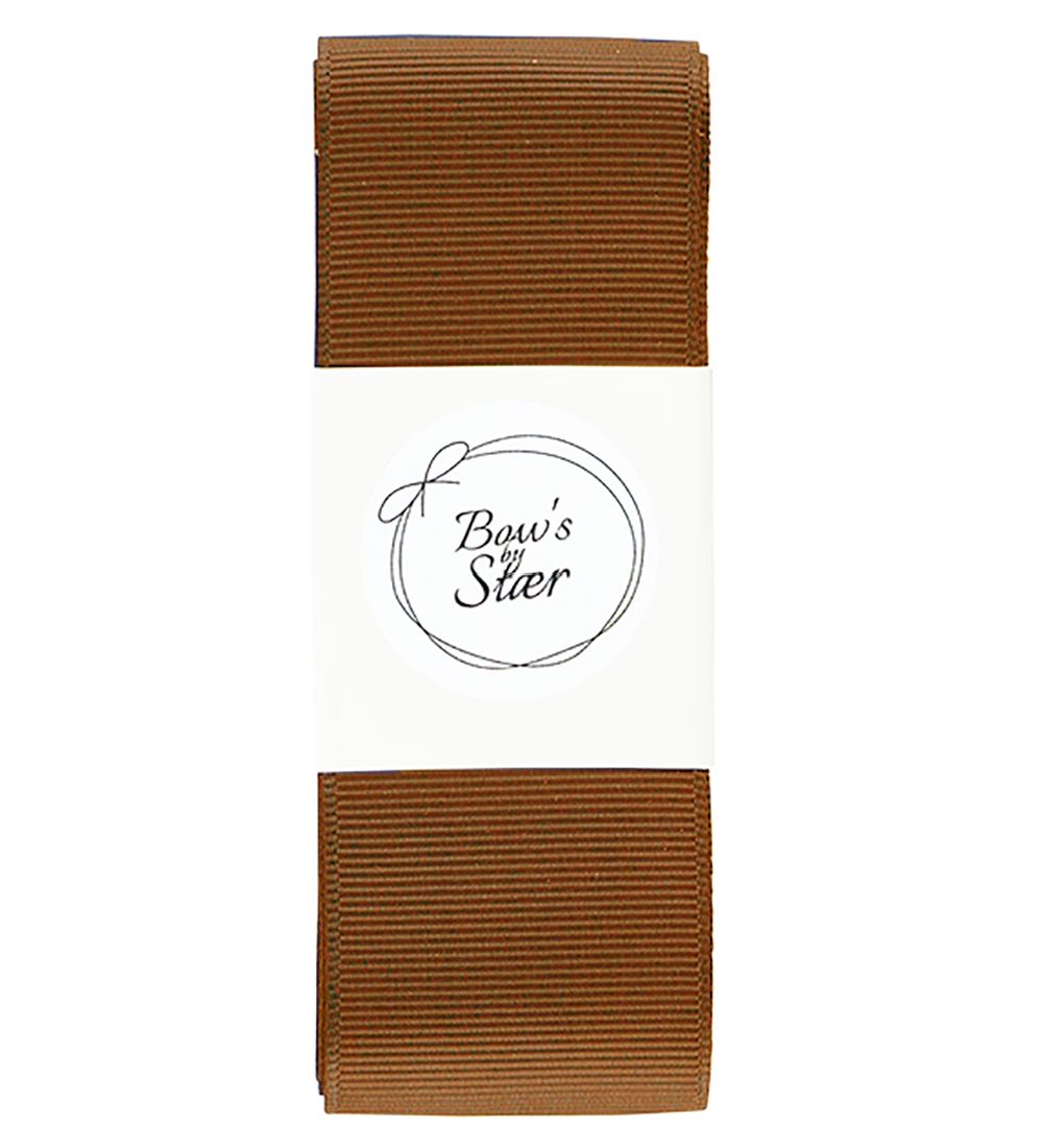 By Stær Baptism Ribbon w. Bow - Golden Brown