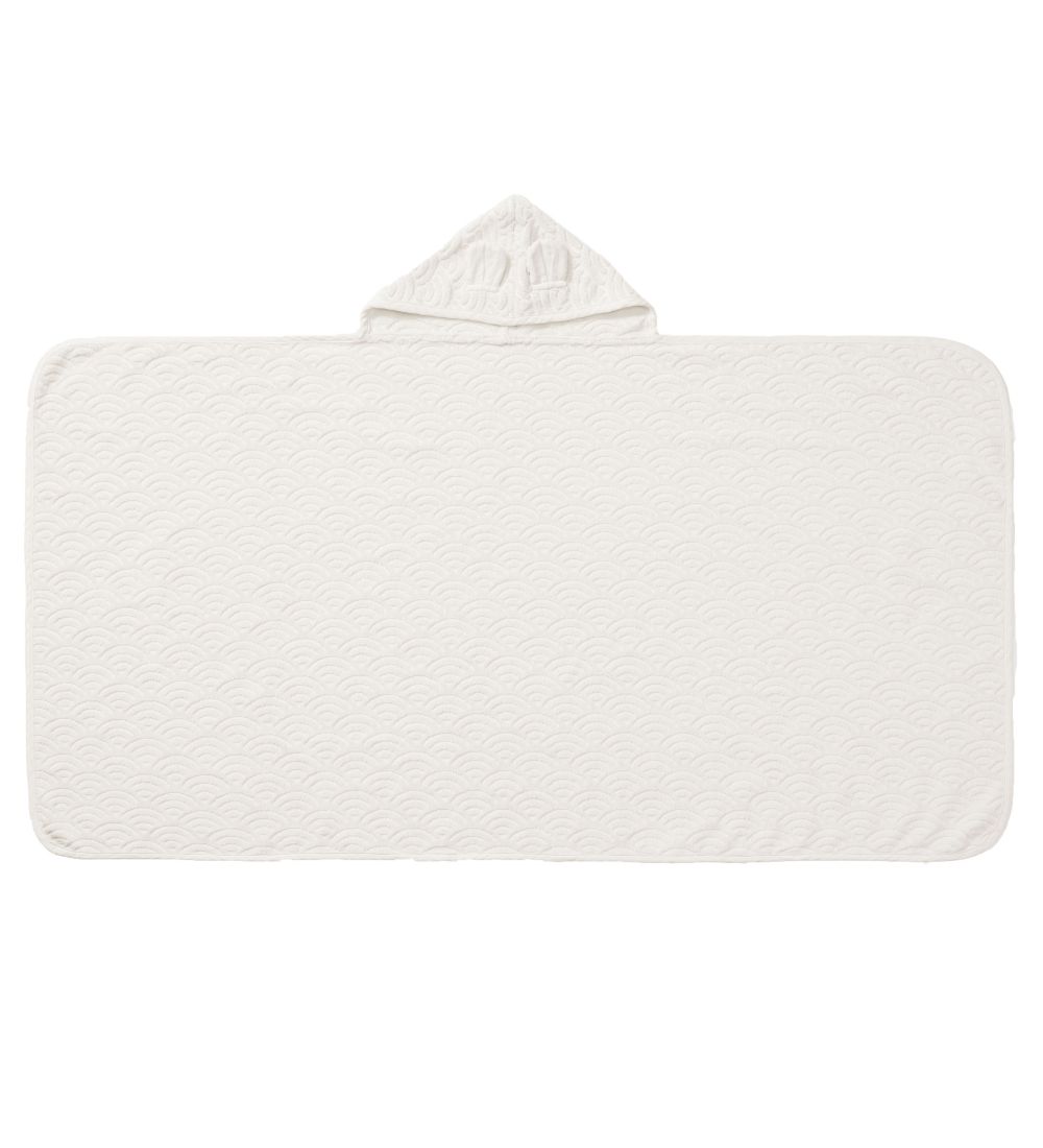 Cam Cam Baby towel - 70x130 cm - Off-White w. Ears