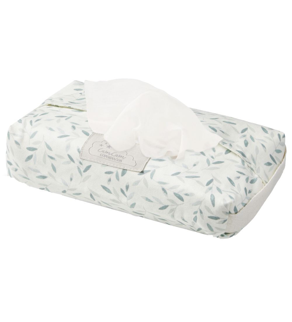 Cam Cam Wet Wipes Cover - 22 cm - 22x16.5x5 cm - Green Leaves