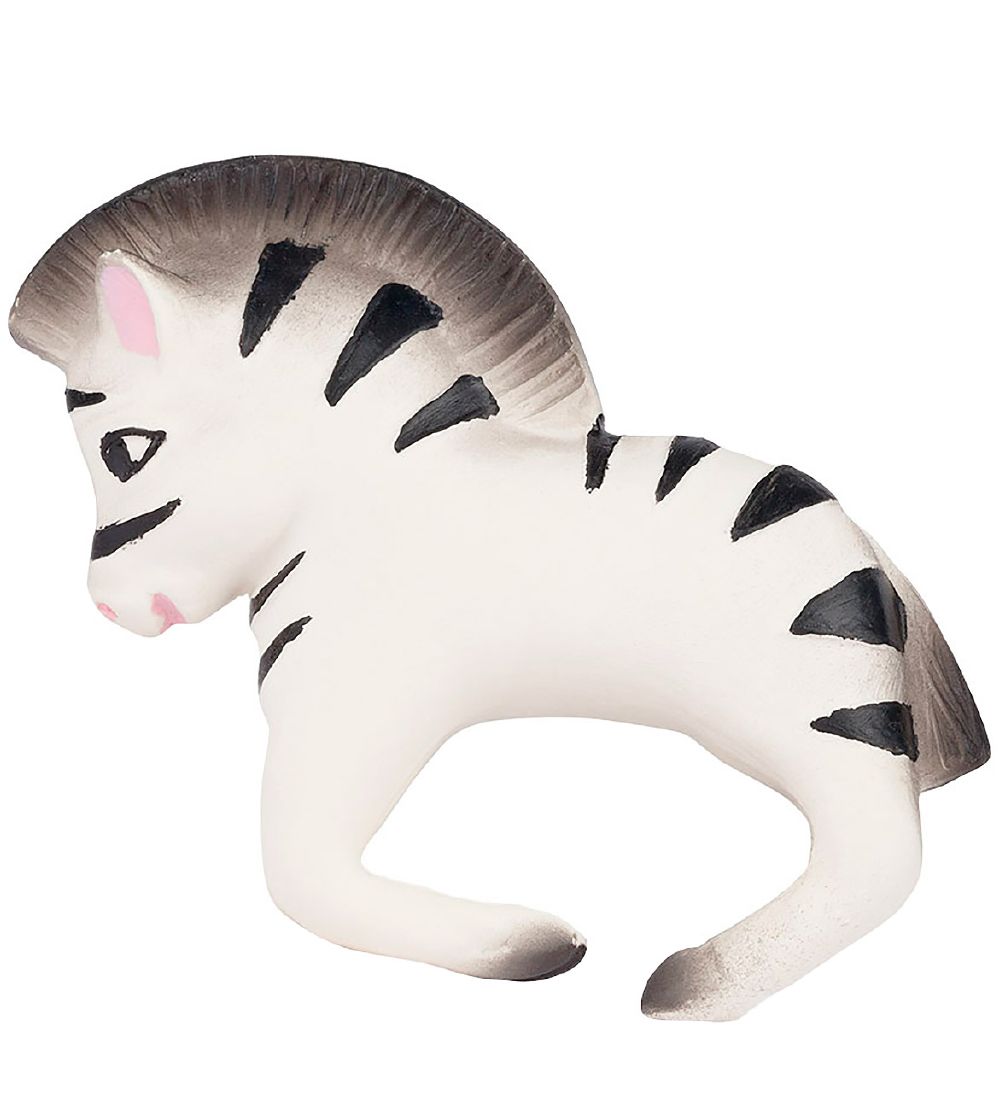 Oli & Carol Teether/Bracelet - Natural Rubber - Zebra Zoe