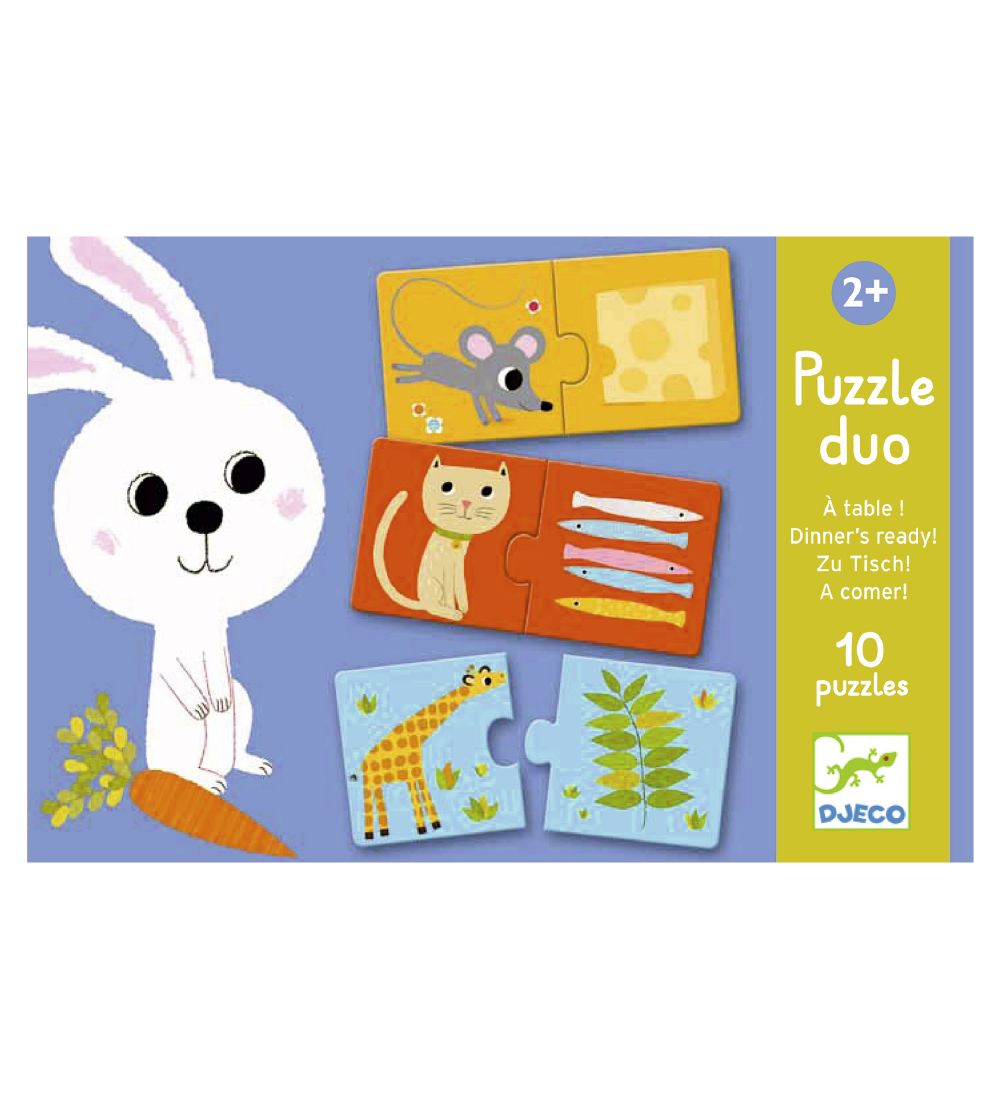 Puzzle Djeco - Qui mange quoi?
