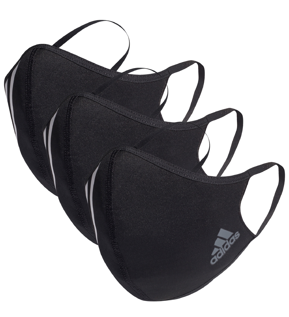 adidas Performance Face Masks - 3-pack - Black