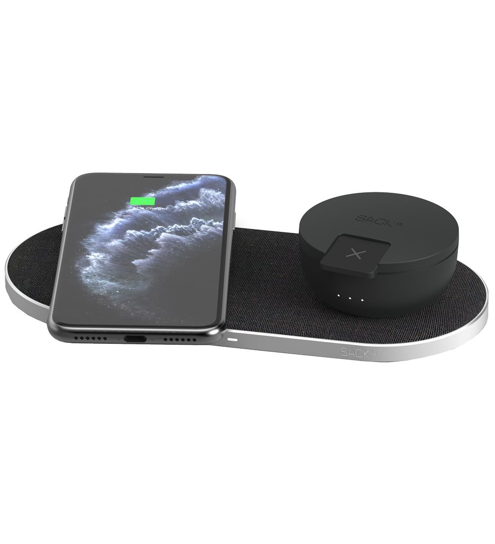 SACKit Charger - CHARGEit Dual Dock - Wireless - Black