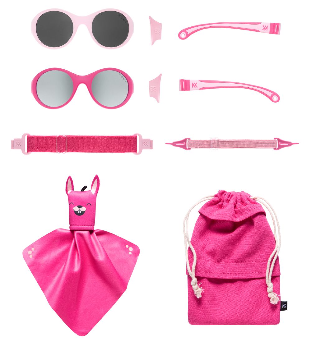 Mokki Sunglasses - Click & Change - 10 parts - Rose