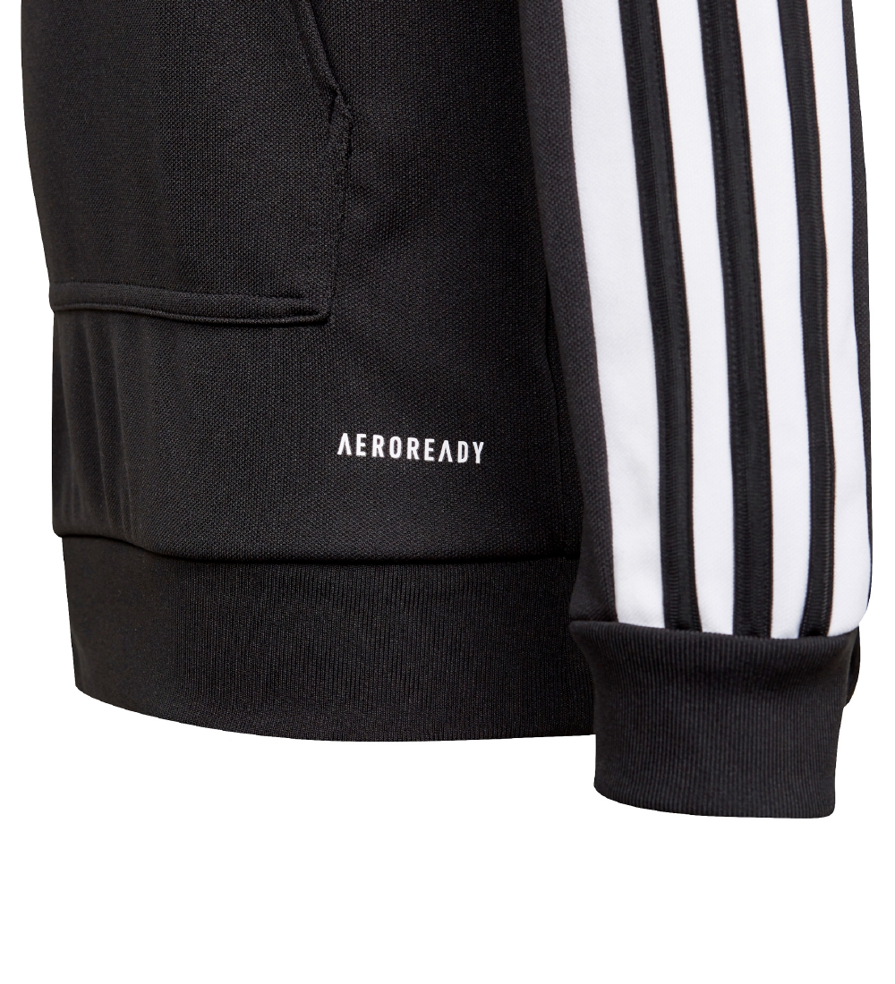 adidas Performance Kapuzenpullover - SQ21 - Schwarz/Weiß