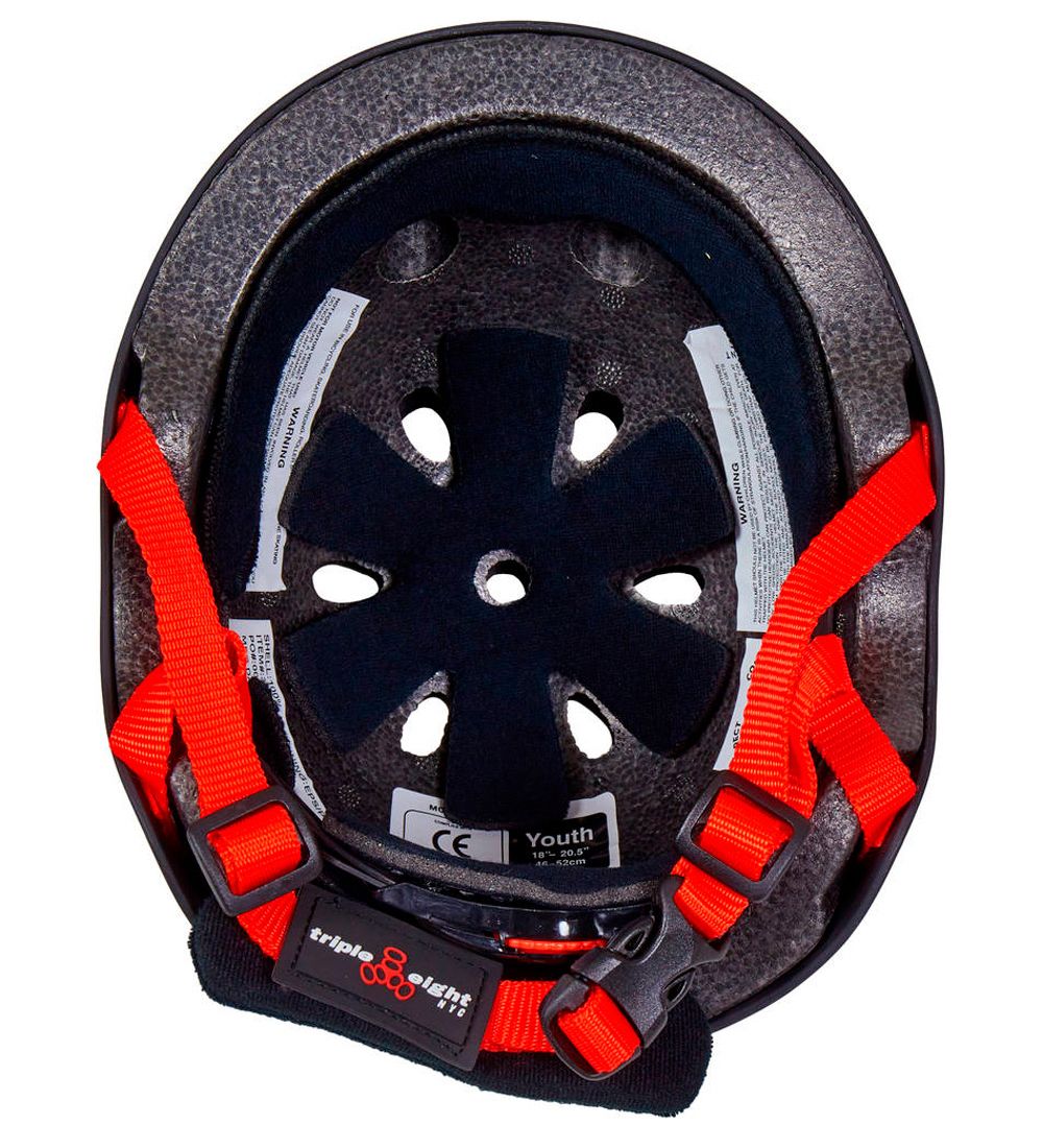 Triple Eight Helmet - Lil 8 - Black Rubber