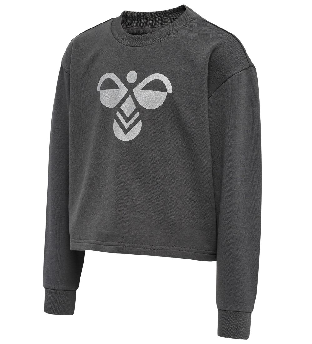 Hummel Sweatshirt - Cropped - hmlCinco - Grey
