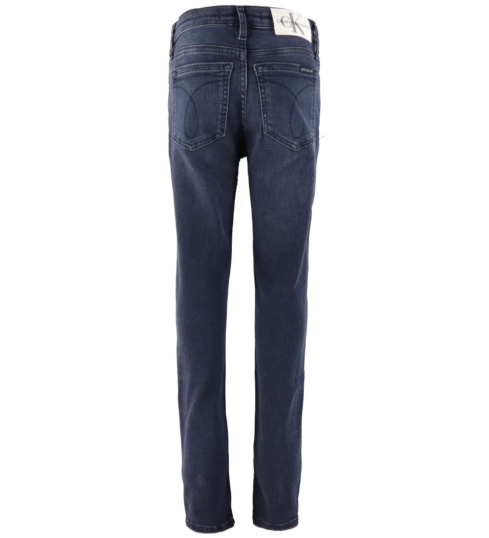 Calvin Klein Jeans - Skinny HERR - Blue Black Stretch