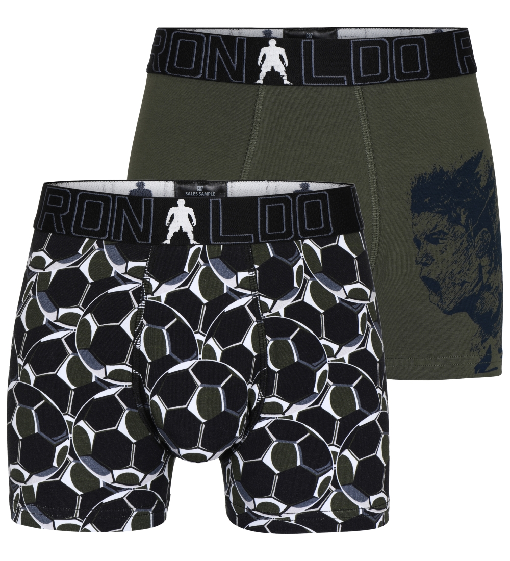 Ronaldo Boxers - 2-Pack - Black/Army Green