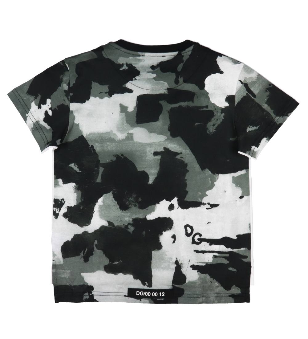 Dolce & Gabbana T-shirt - White/Grey Camouflage
