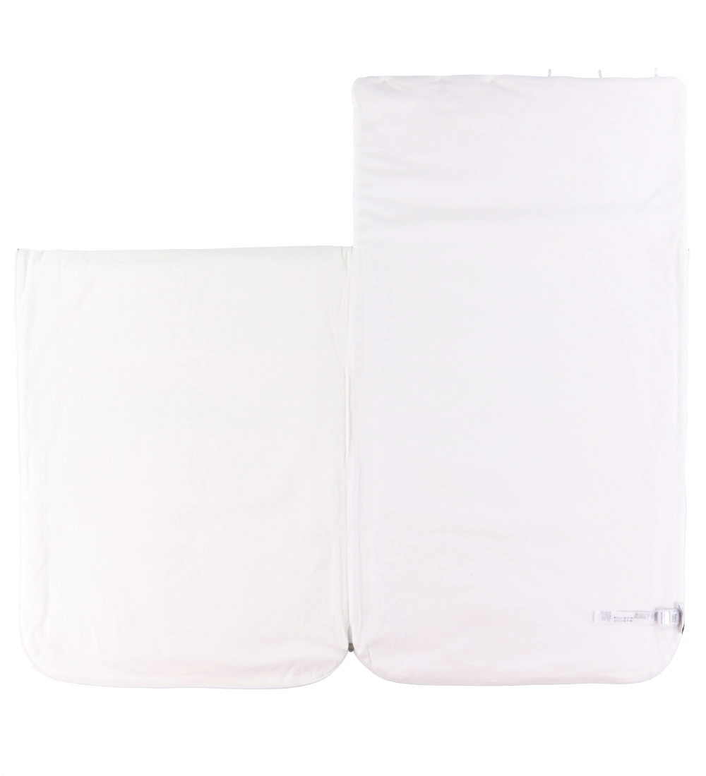 Dolce & Gabbana Åkpåse - 80 cm - Vit m. Blå Logotyper
