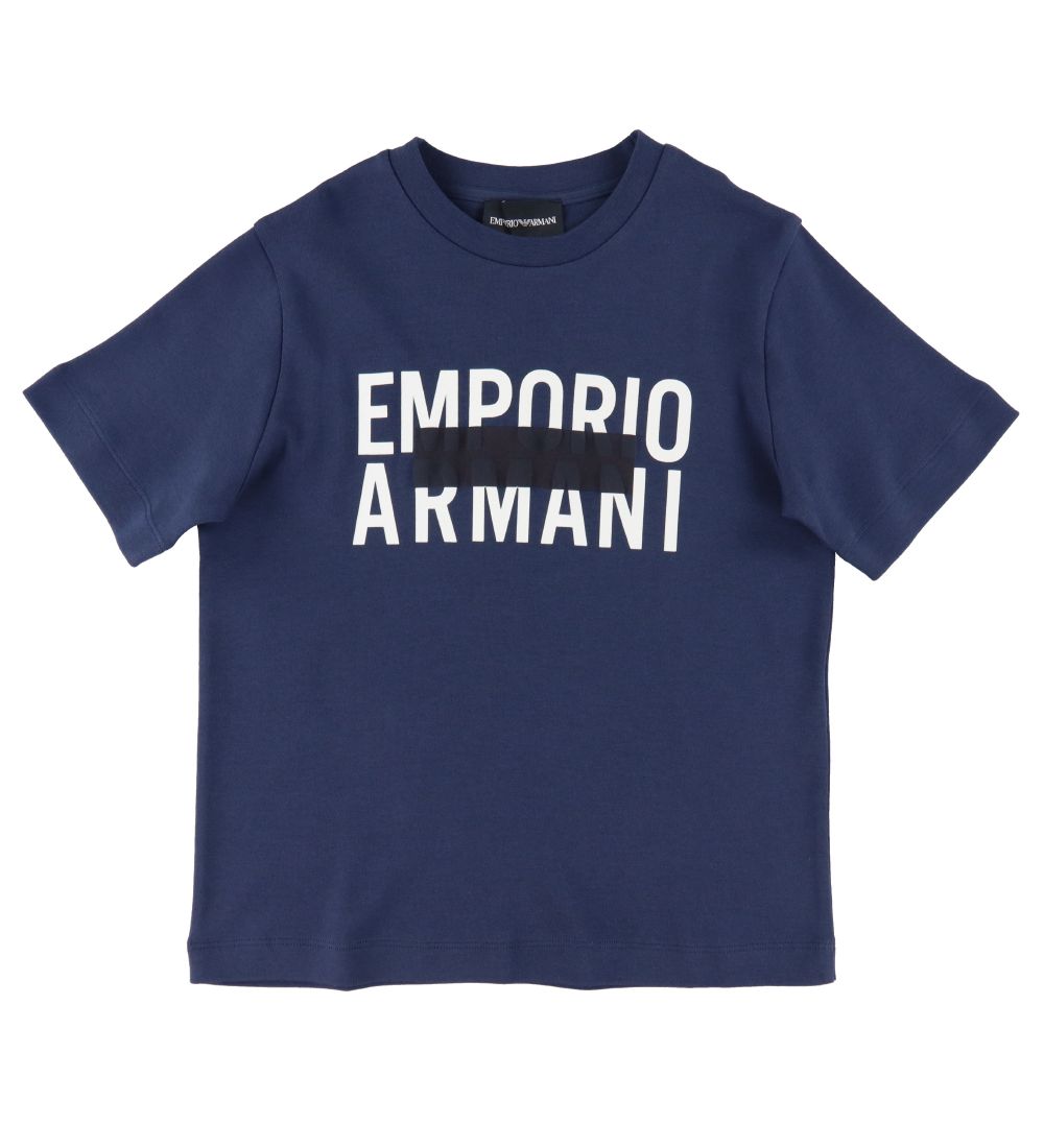Emporio Armani T-shirt - Navy w. Print