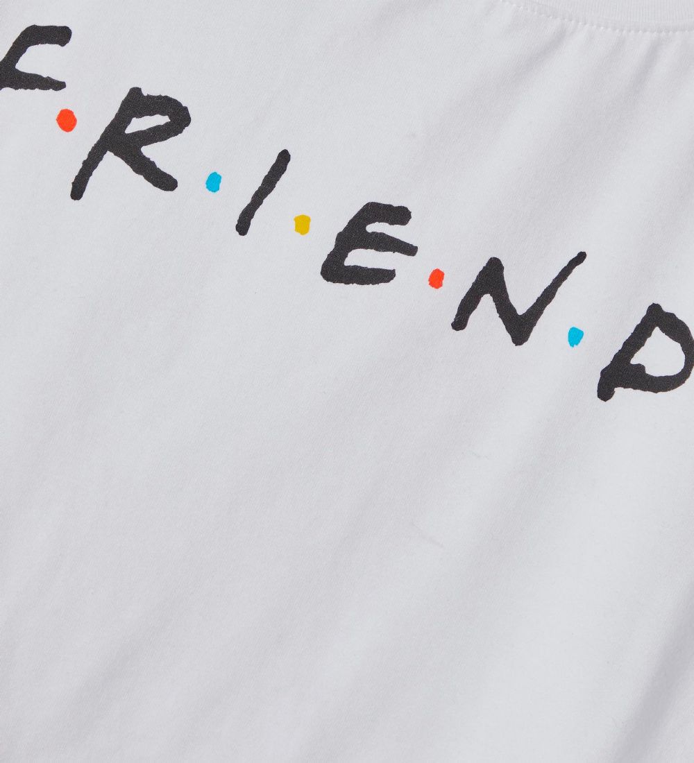 LMTD T-shirt - NlfFriends - Bright White