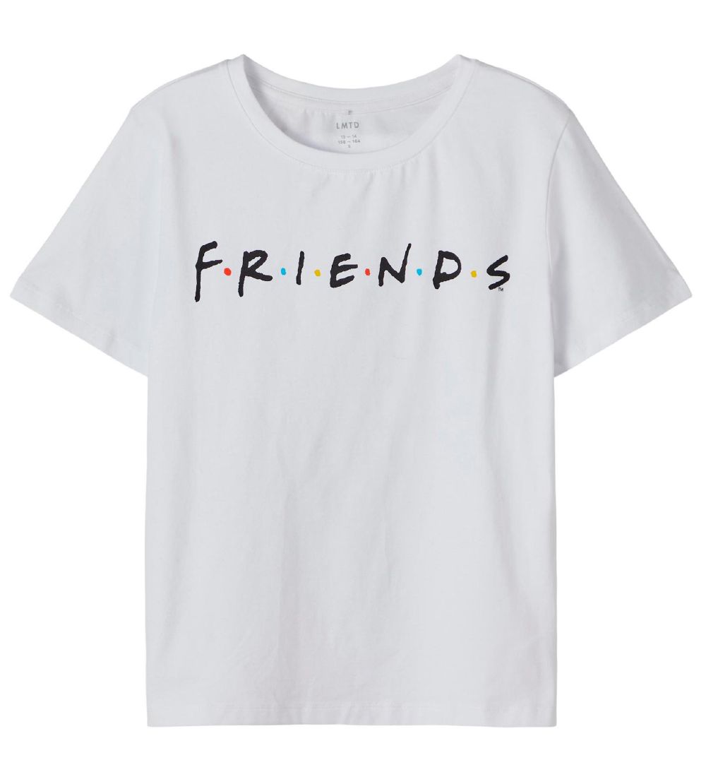 LMTD T-shirt - NlfFriends - Bright White