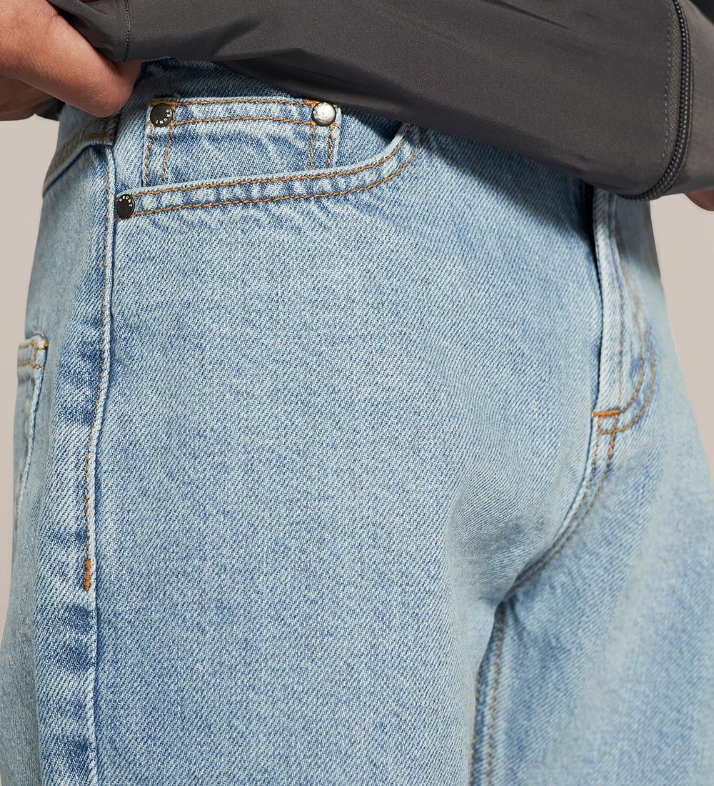 Grunt Shorts - Denim - Clint - Stone