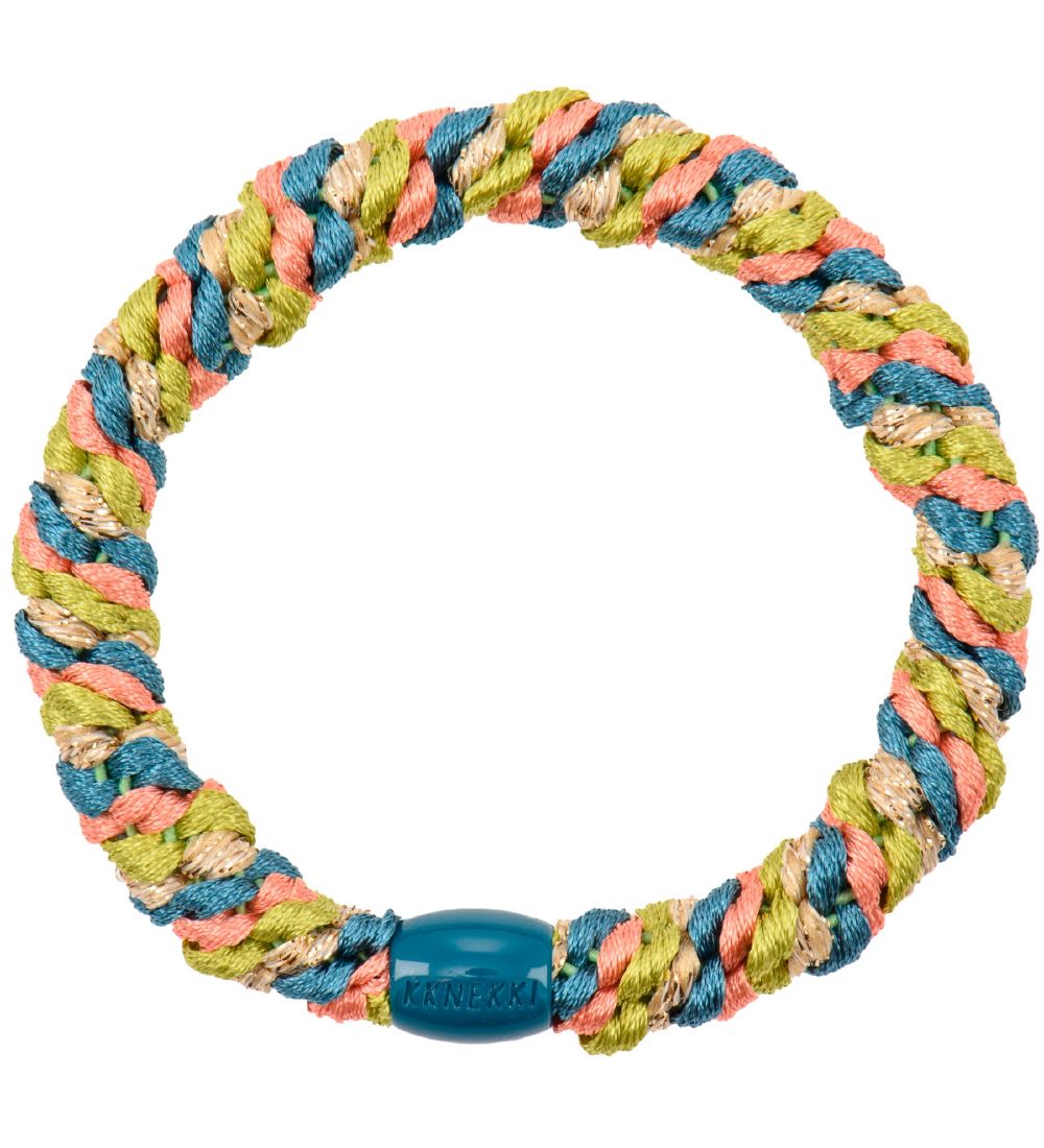 Kknekki Hair Tie - Blue/Pink Glitter