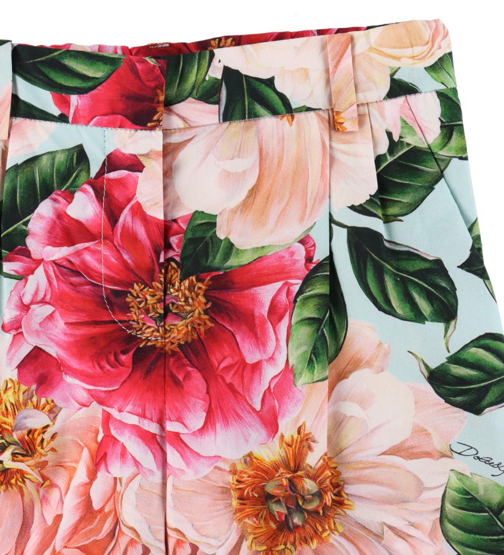Dolce & Gabbana Shorts - Blue w. Rose Flowers