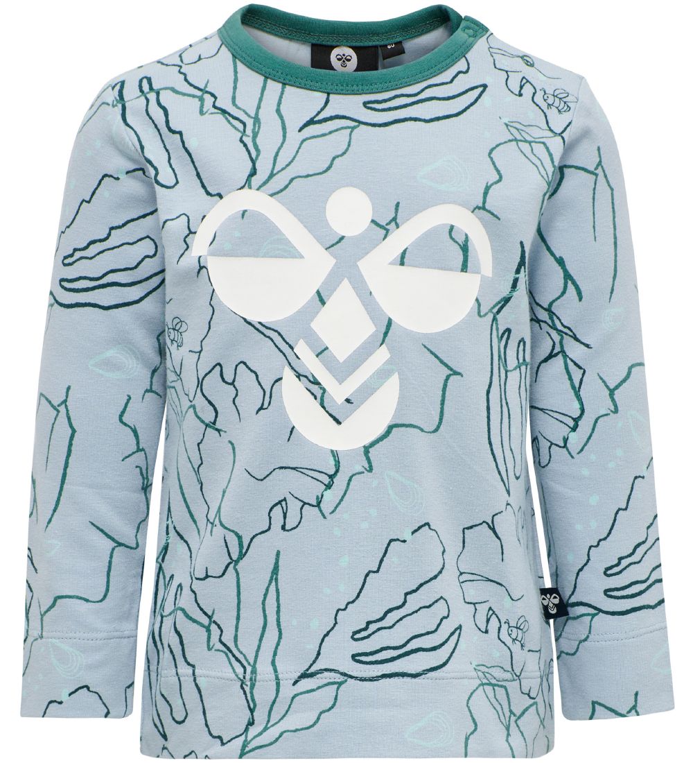 Hummel Blouse - hmlMagne - Light Blue w. Print