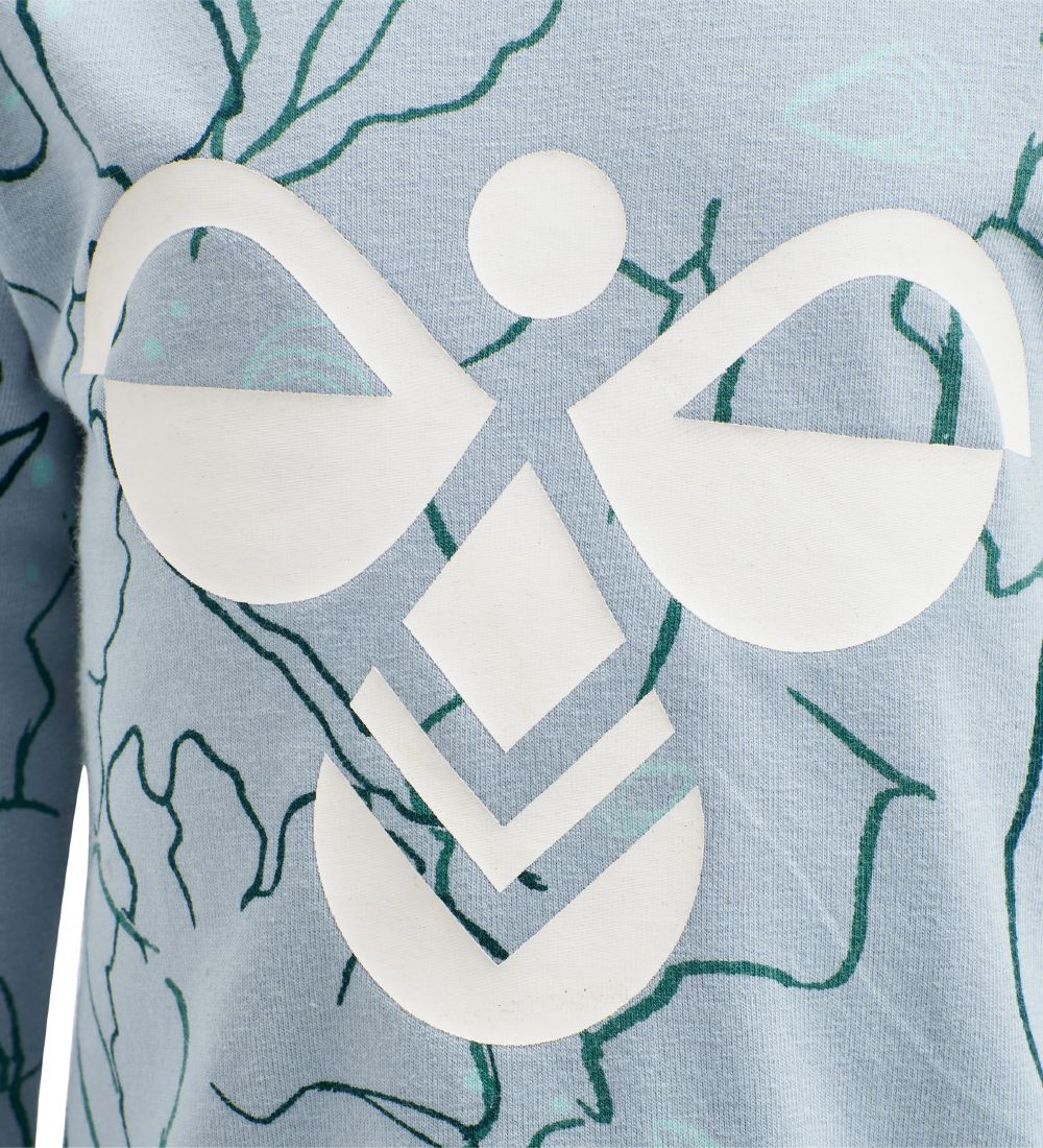 Hummel Blouse - hmlMagne - Light Blue w. Print