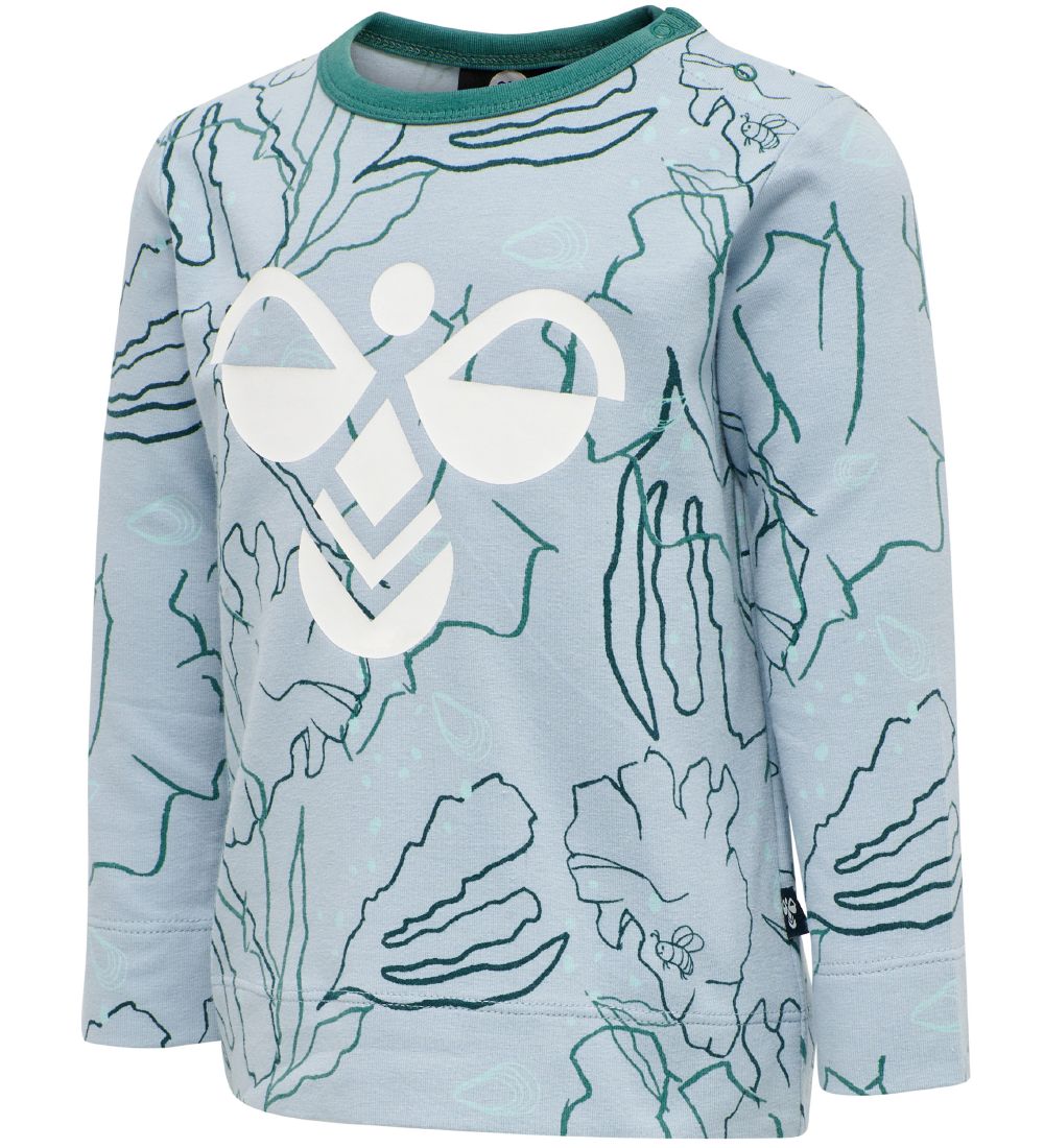 Hummel Blouse - hmlMagne - Light Blue w. Print