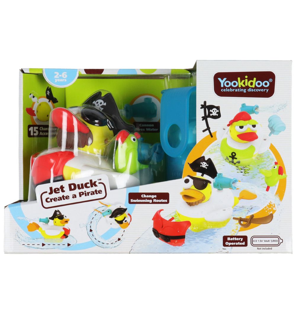 Yookidoo Bath Toy - Jet Duck - Create a Pirate