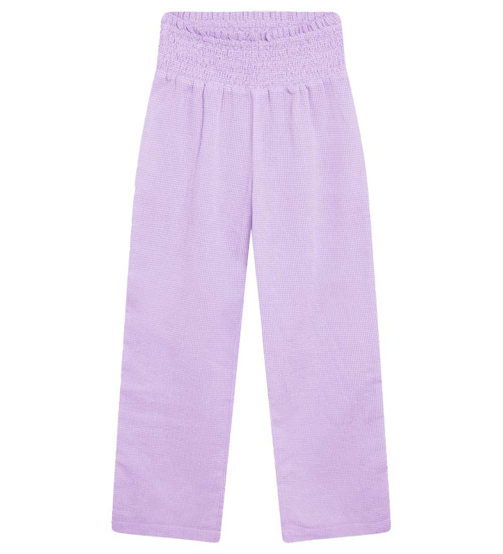 Grunt Broek - Lissi - Paars/Wit