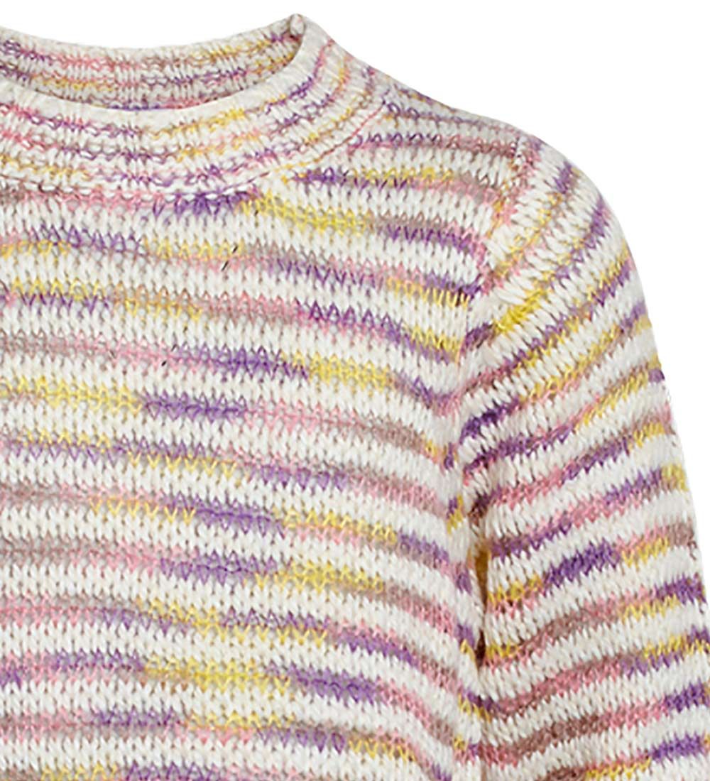 Grunt T-shirt - Knitted - Ilse - Purple Striped