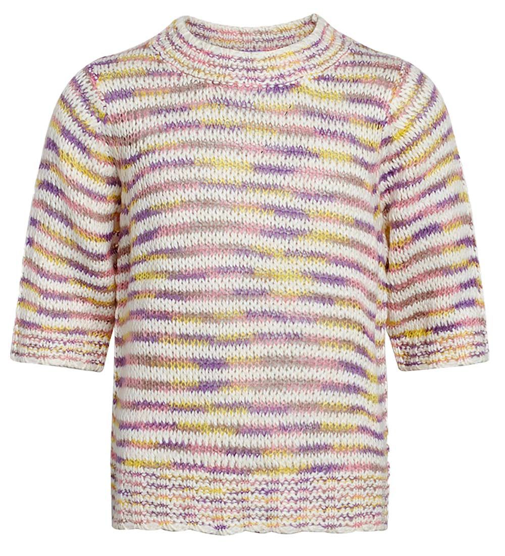 Grunt T-shirt - Knitted - Ilse - Purple Striped