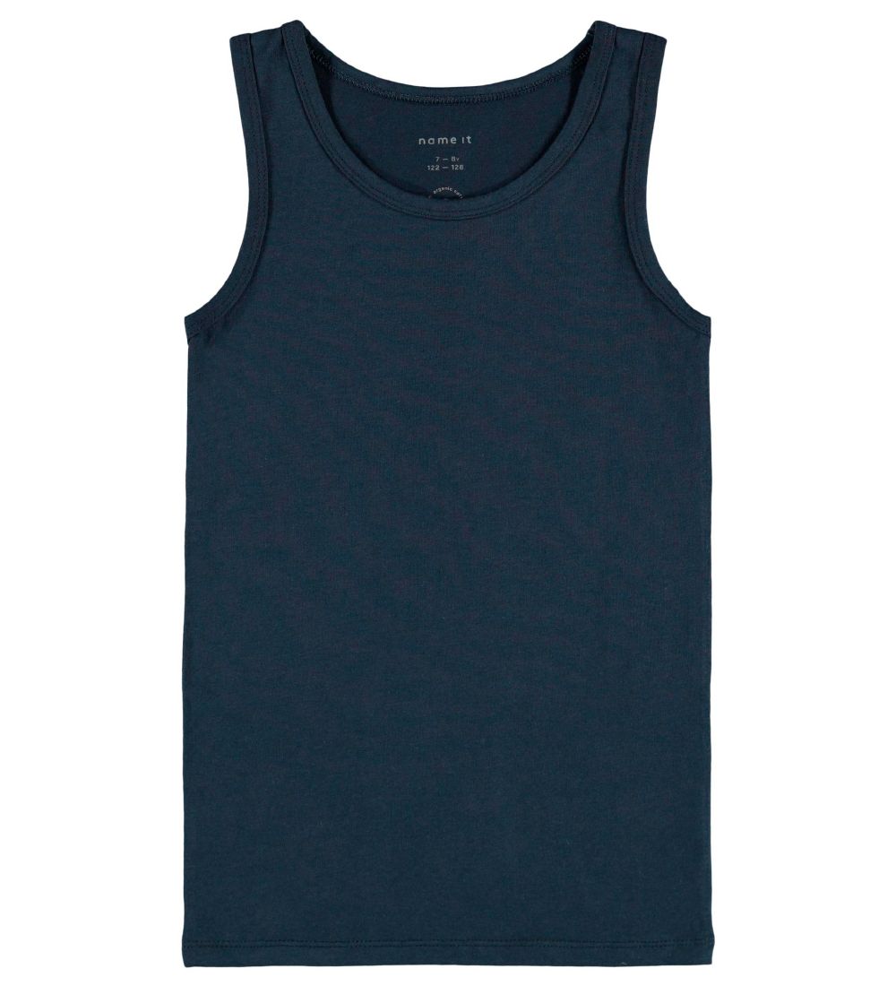 Name It Undershirt - NmmTank - 2-Pack - Grey/Blue