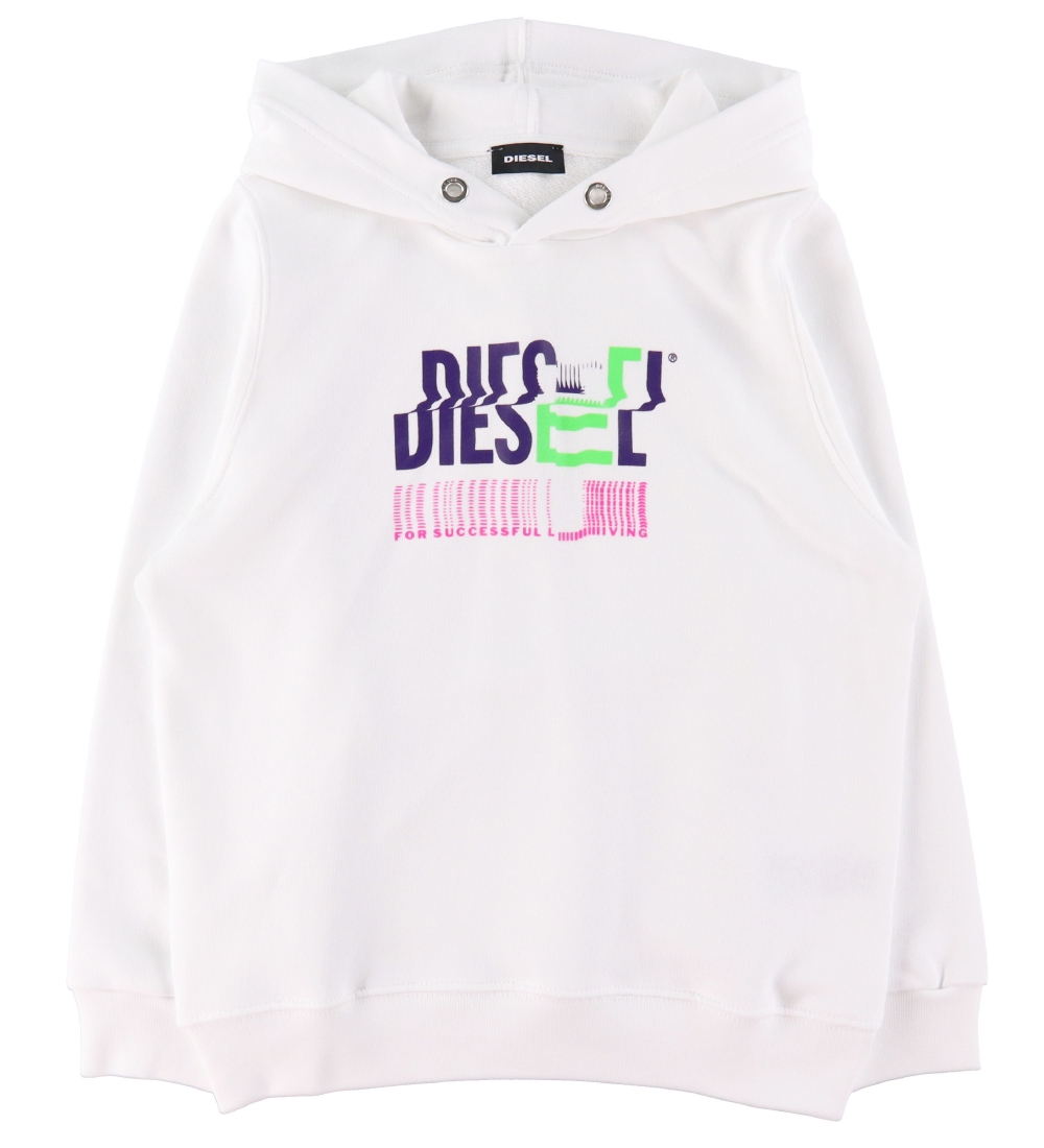 Diesel Hoodie - SANGHOODKLIV - White
