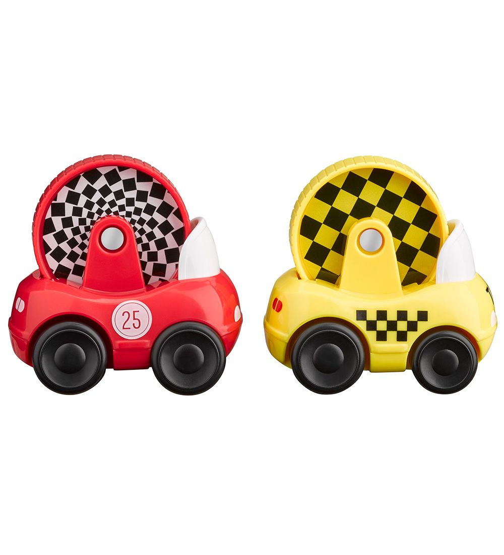 Sophie la Girafe Cars - 2-pack - Red/Yellow