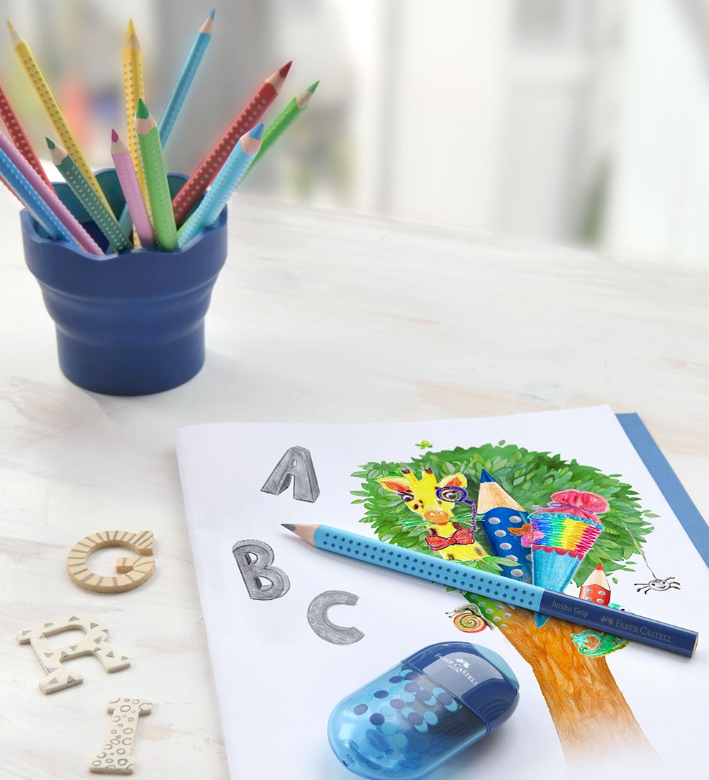 Faber-Castell Cup For Water/Brush - Click&Go - Blue
