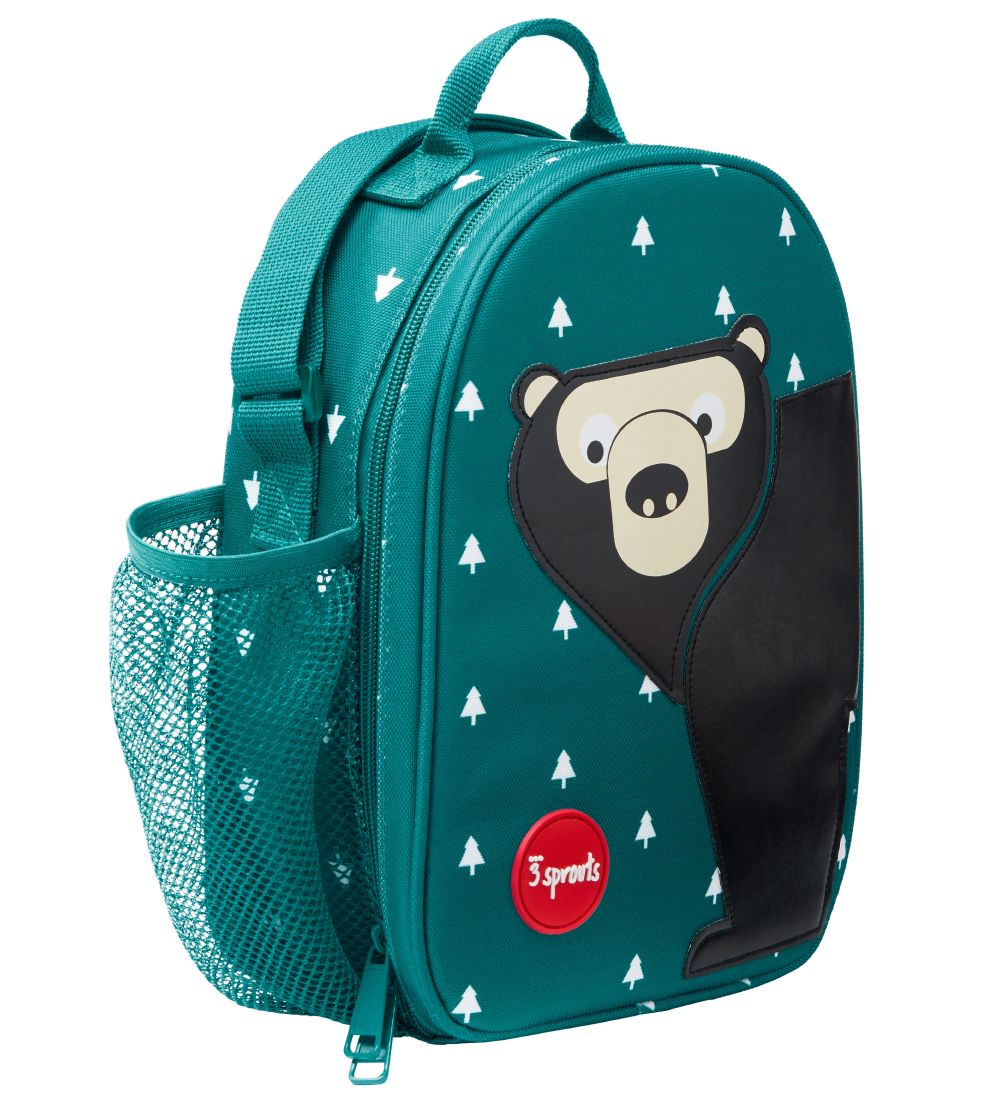 3 Sprouts Shoulder Bag - Bear - Petroleum