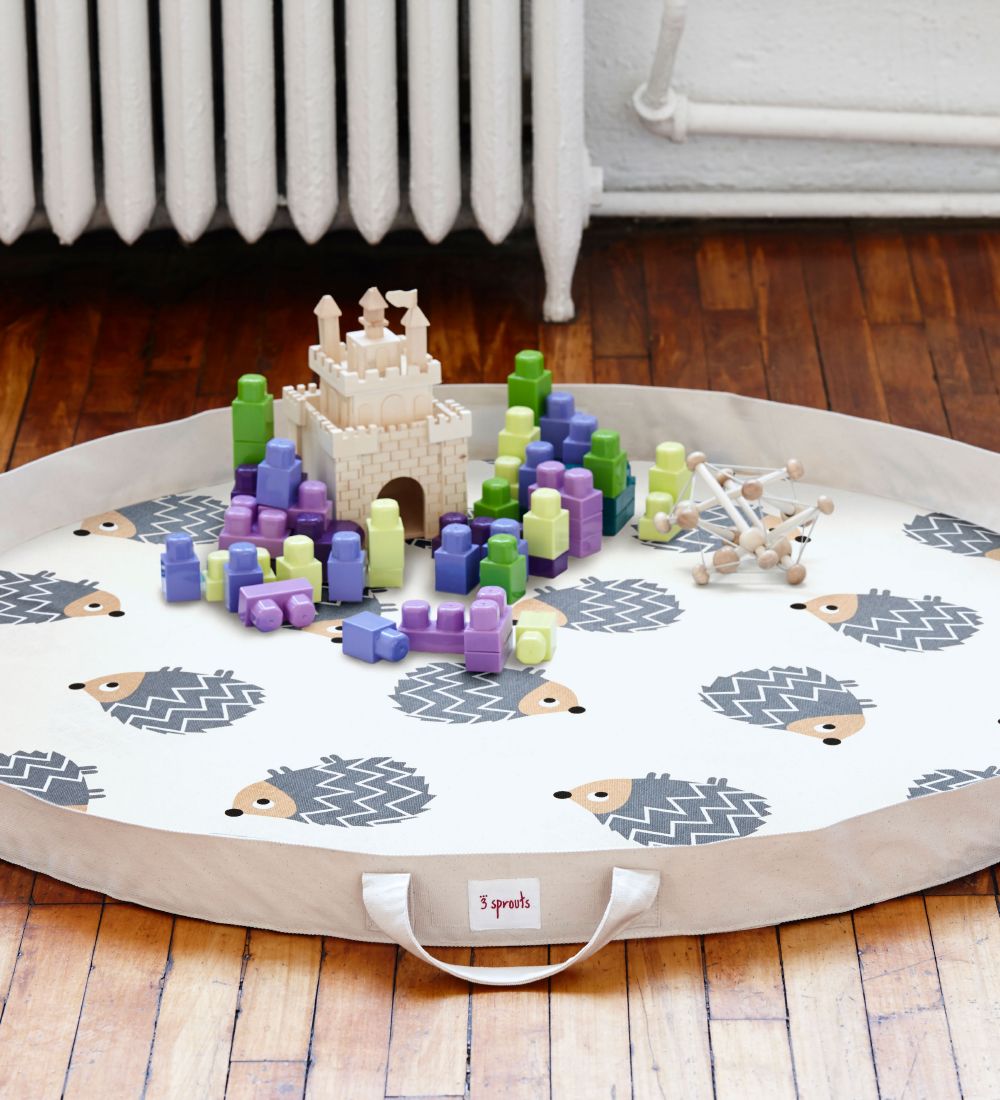 3 Sprouts Play Mat/Bag - 112 cm - Hedgehog