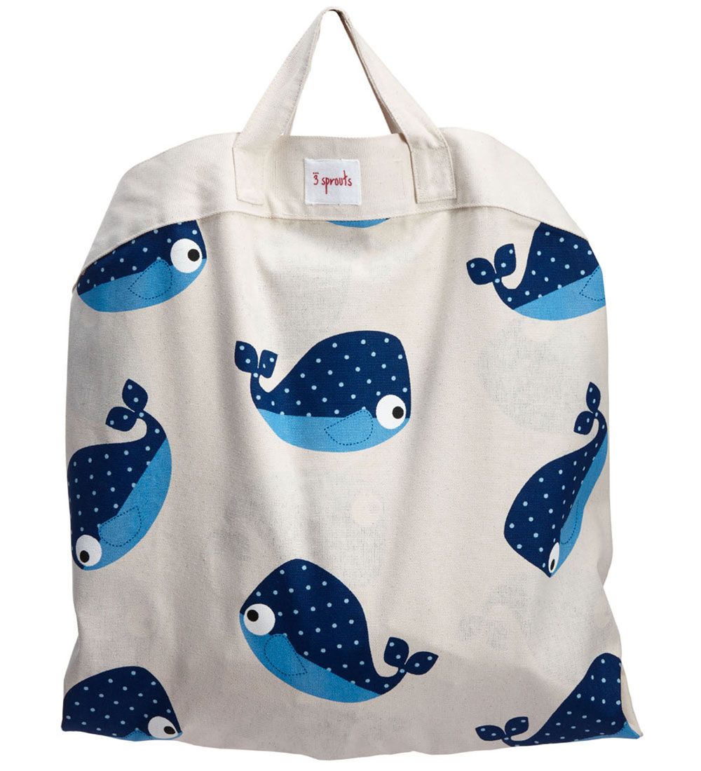 3 Sprouts Play Mat/Bag - 112 cm - Whale