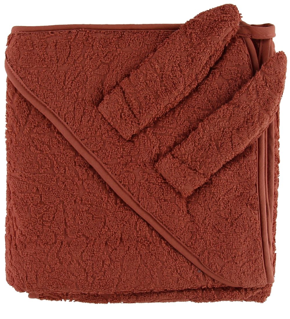 Serviette pour bébé Pippi - 83x83 cm - Marsala