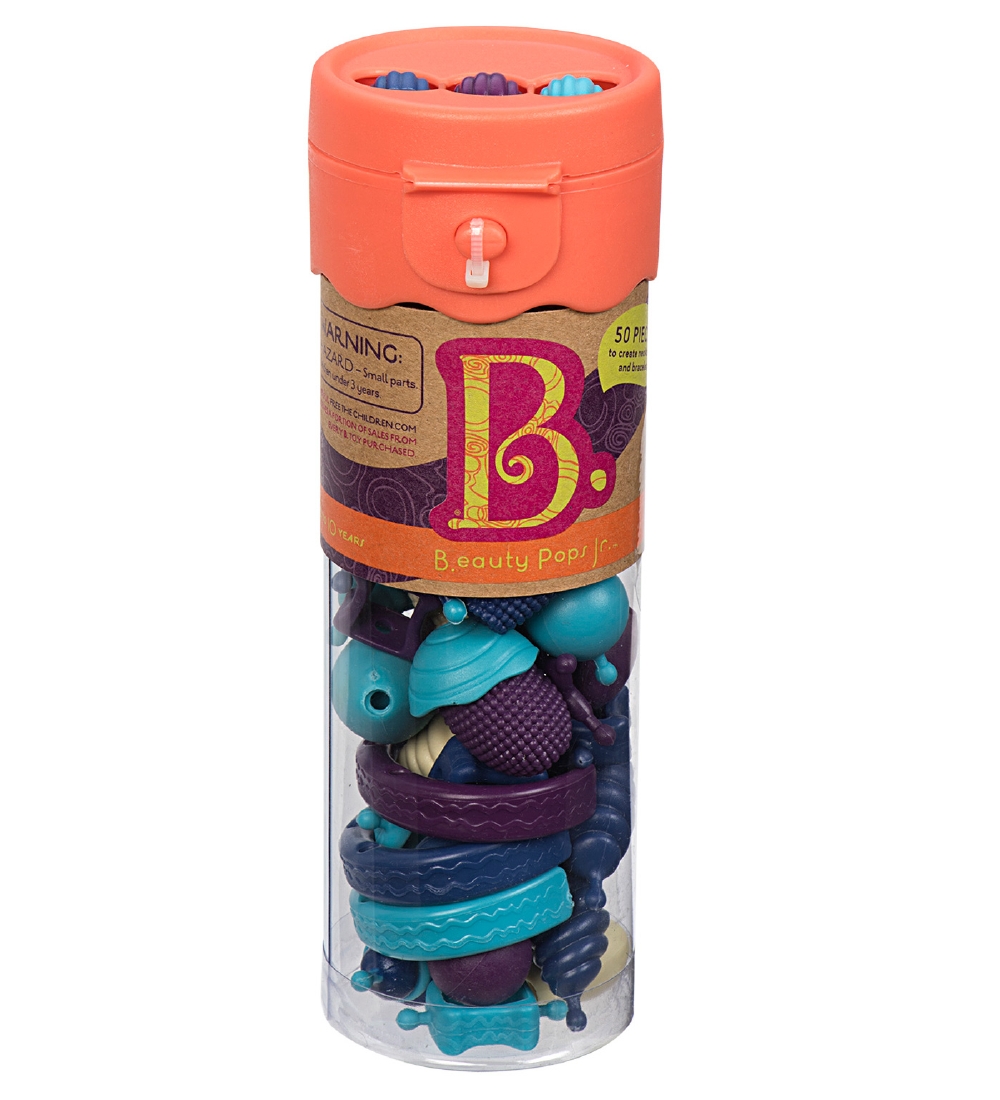B. toys Perles clic - B.eauty Pops - 50 pices - Bleu/Violet