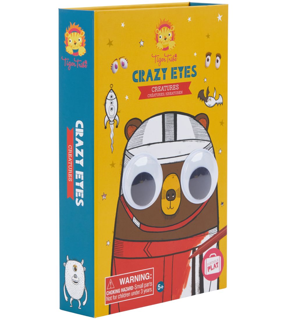 Tiger Tribe Colouring Set - Crazy Eyes - Creatures