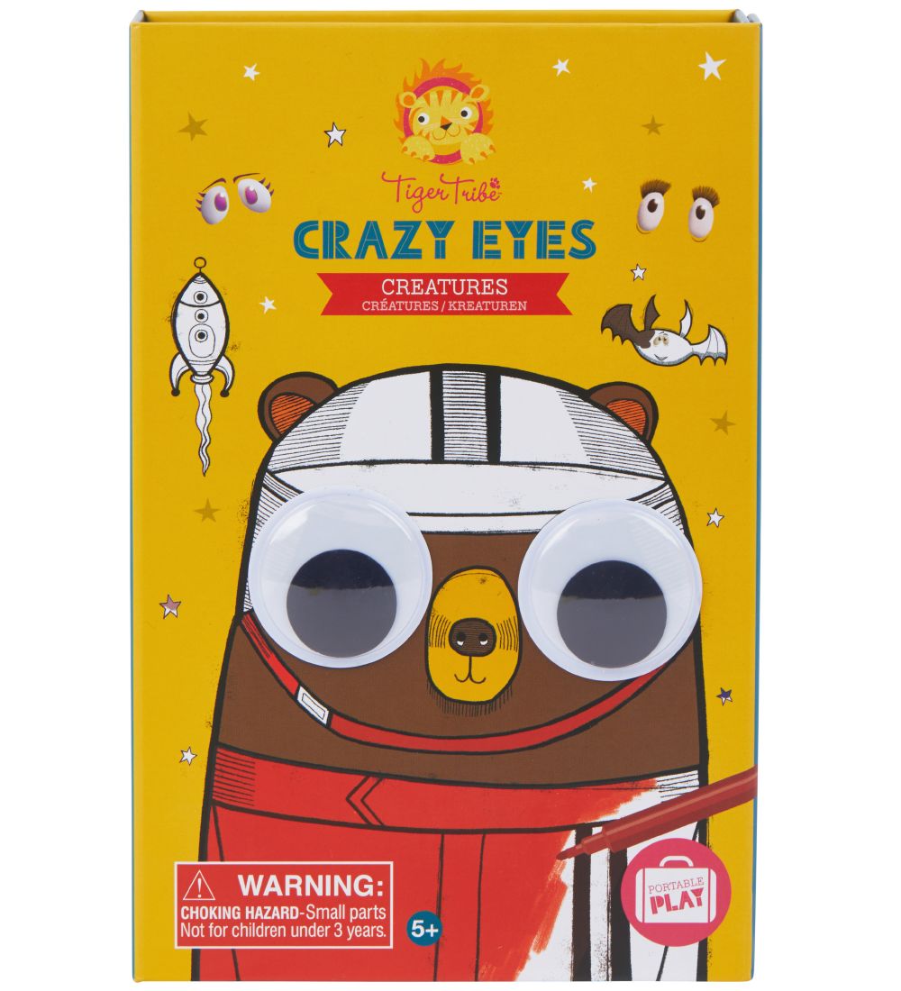 Tiger Tribe Colouring Set - Crazy Eyes - Creatures