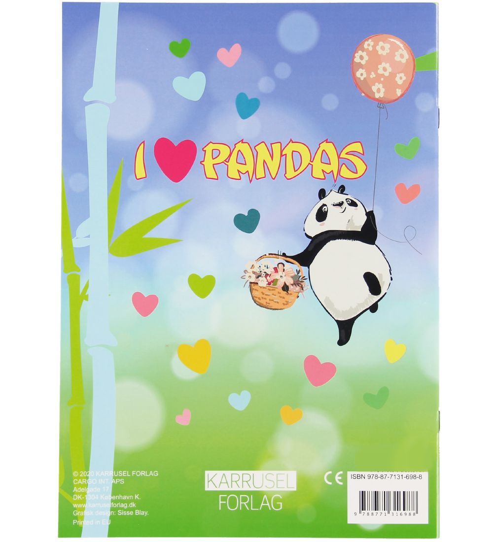 Karrusel Forlag Colouring Book - I Love Pandas