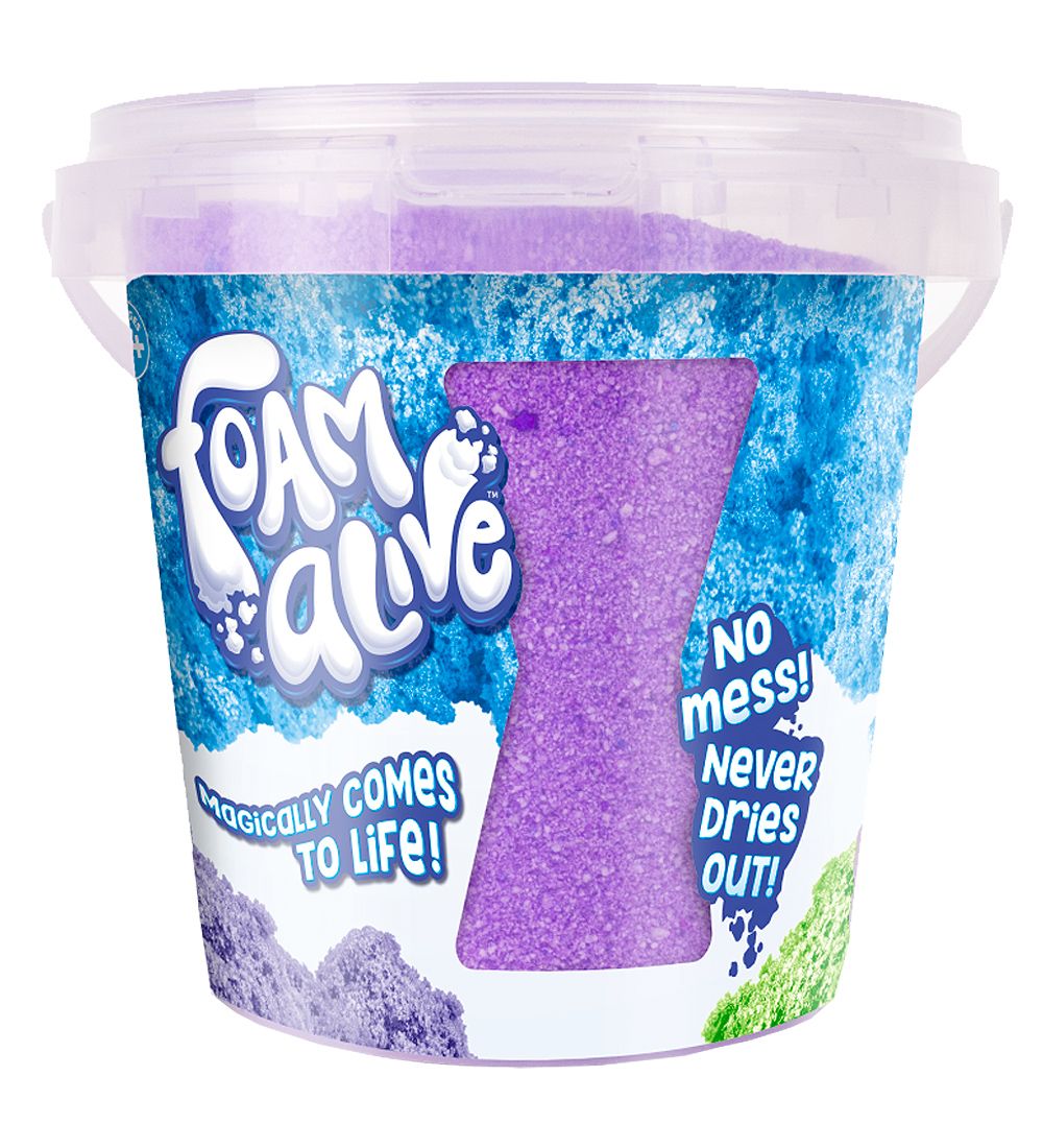 Foam Alive Bucket - 200g - Purple