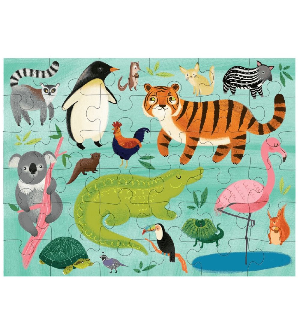 Mudpuppy Puzzle To Go - 36 pcs - Animals Of The World