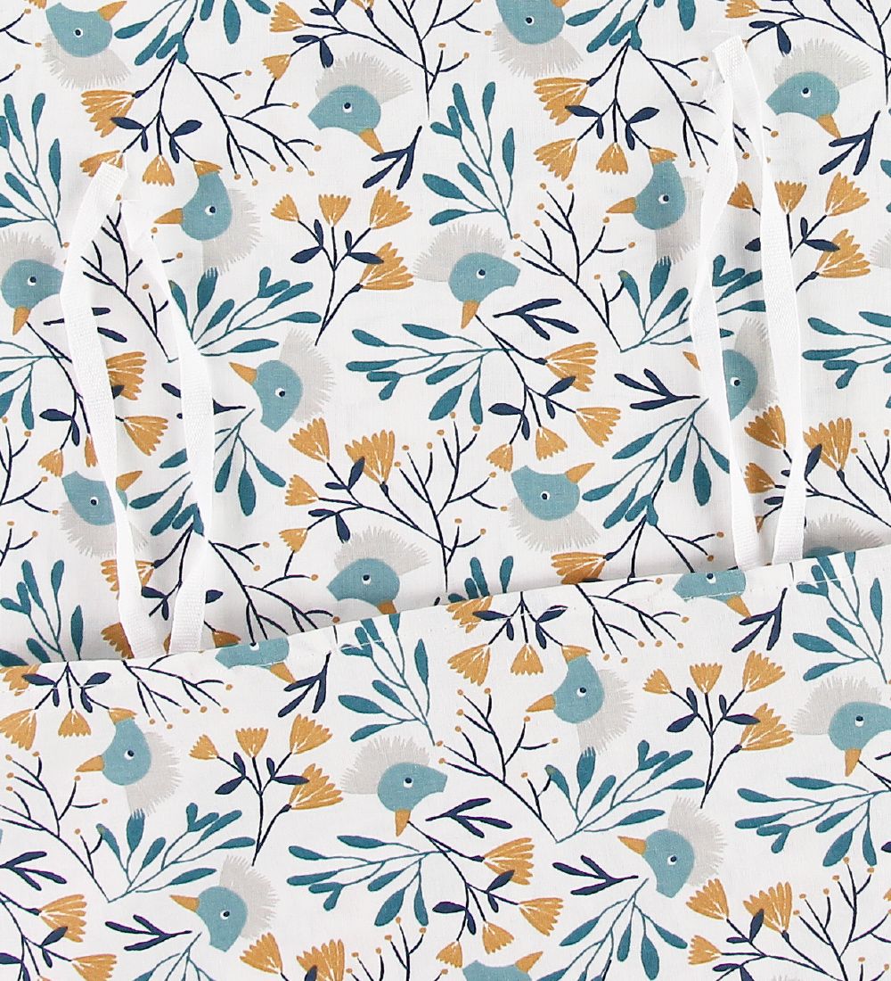 Nørgaard Madsens Duvet Cover - Baby - White w. Bird