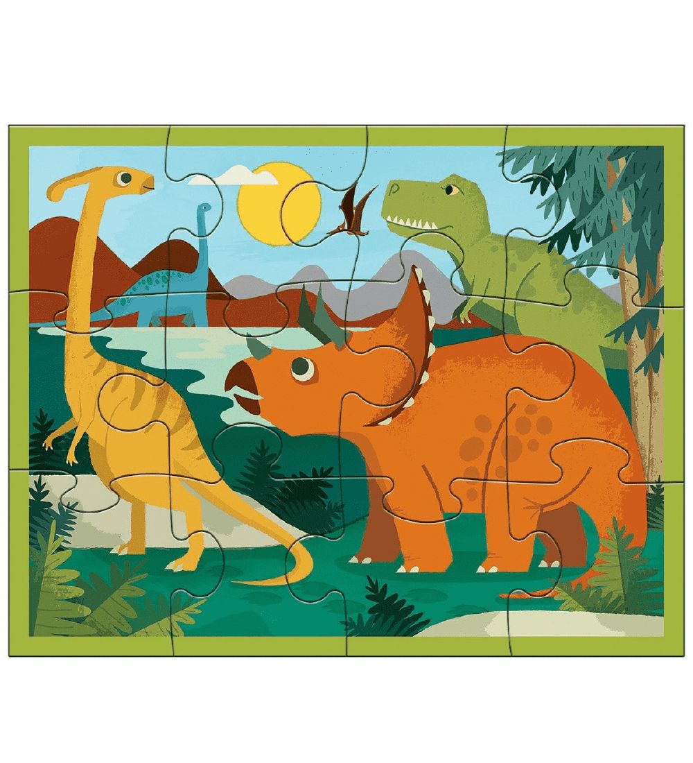 Mudpuppy Puzzlespiel - 12 Teile - Dino Park