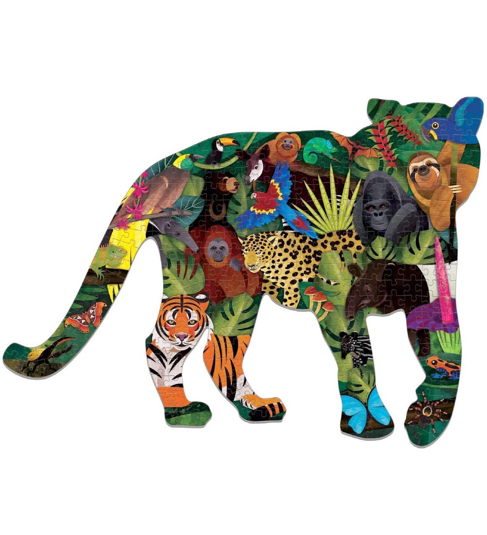Mudpuppy Shape Puzzle - 300 Pieces - Rainforest