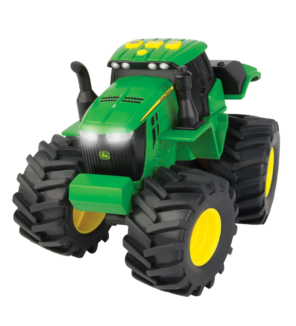 John Deere Tractor w. Light/Sound - Yellow/Green