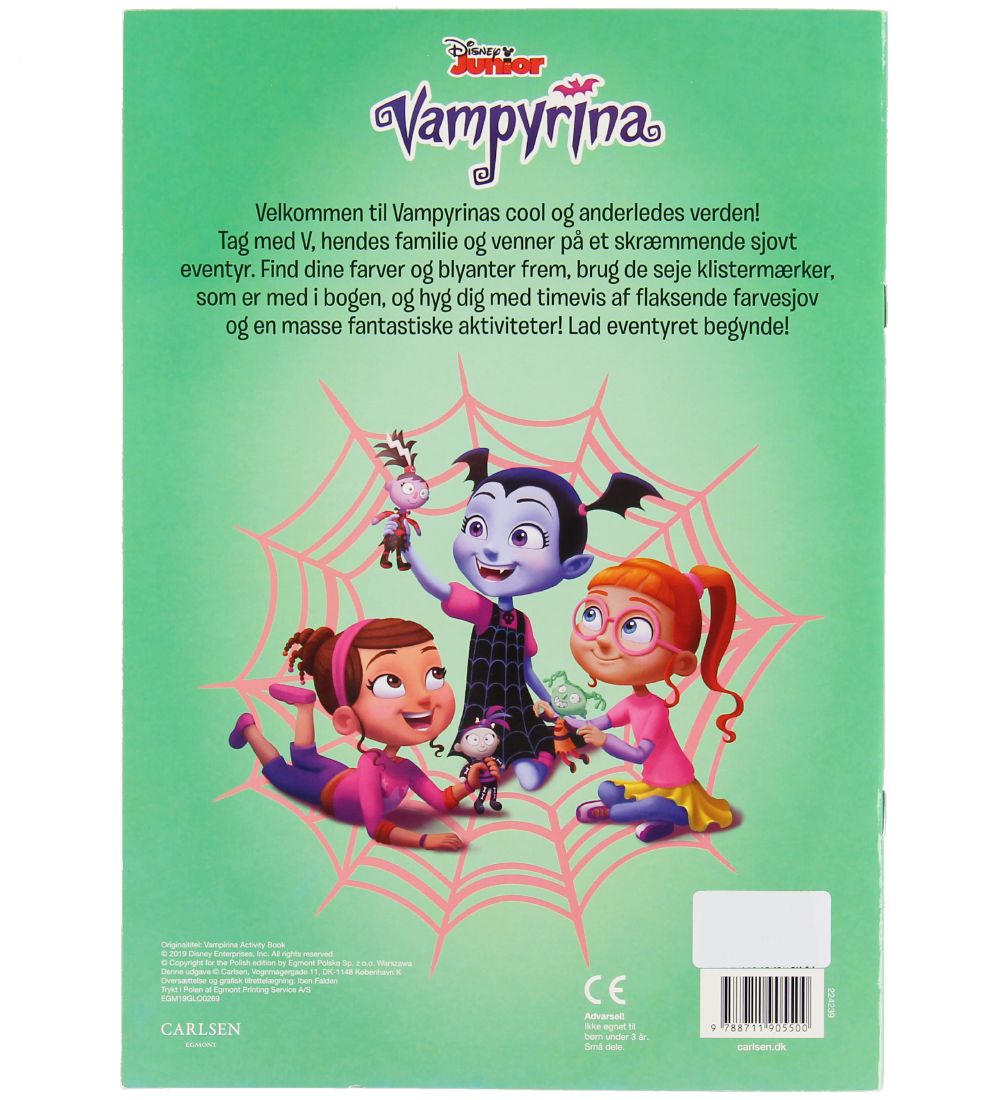 Forlaget Carlsen Activity Book - Vampyrina w. Stickers - Danish