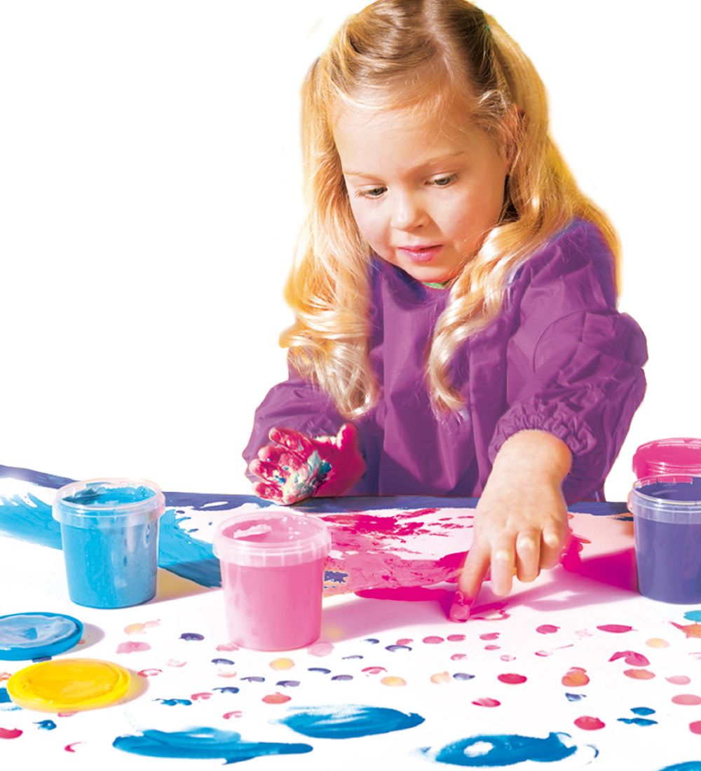 SES Creative Fingerpaint - 4 x 145 ml - Pastel Colours